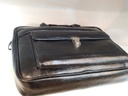 CROCODILE PATTERN LEATHER LAPTOP BAG