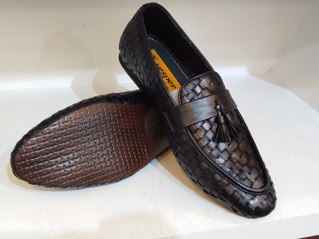HAND MADE BENI TASSELED SHOES