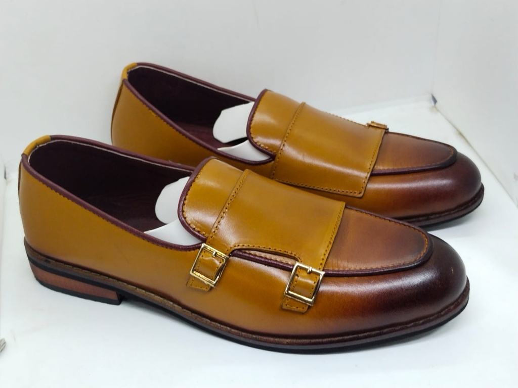 Hand made double monk casual