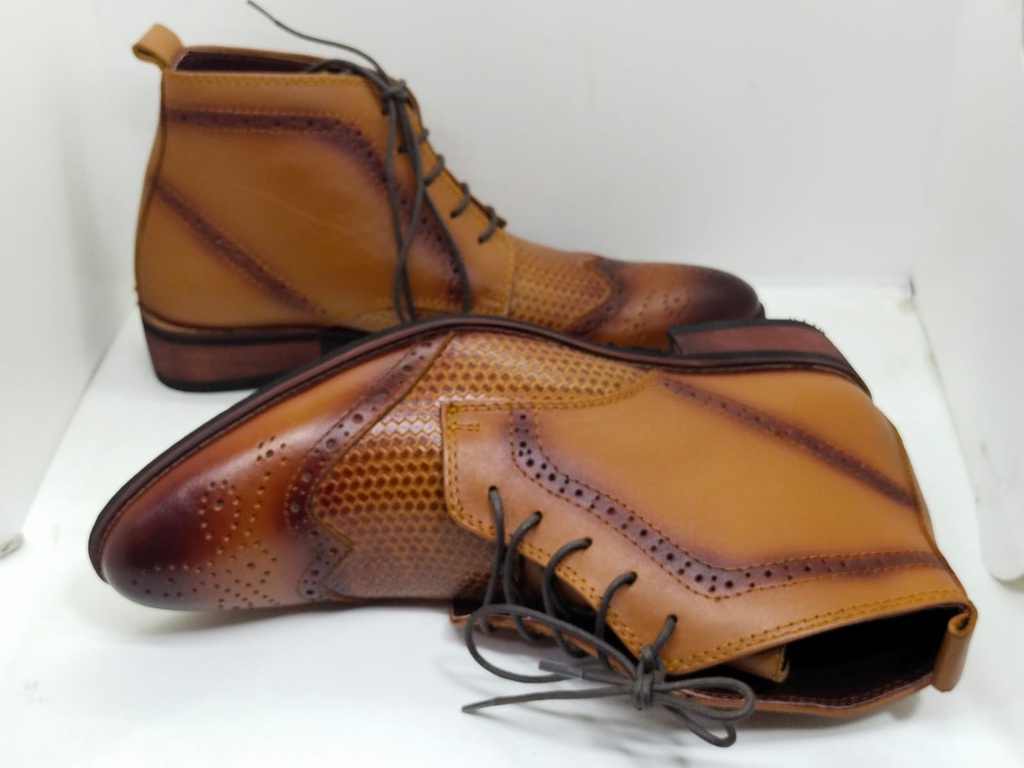 HAND MADE EXCLUSIVE LEATHER DRESS BOOTS