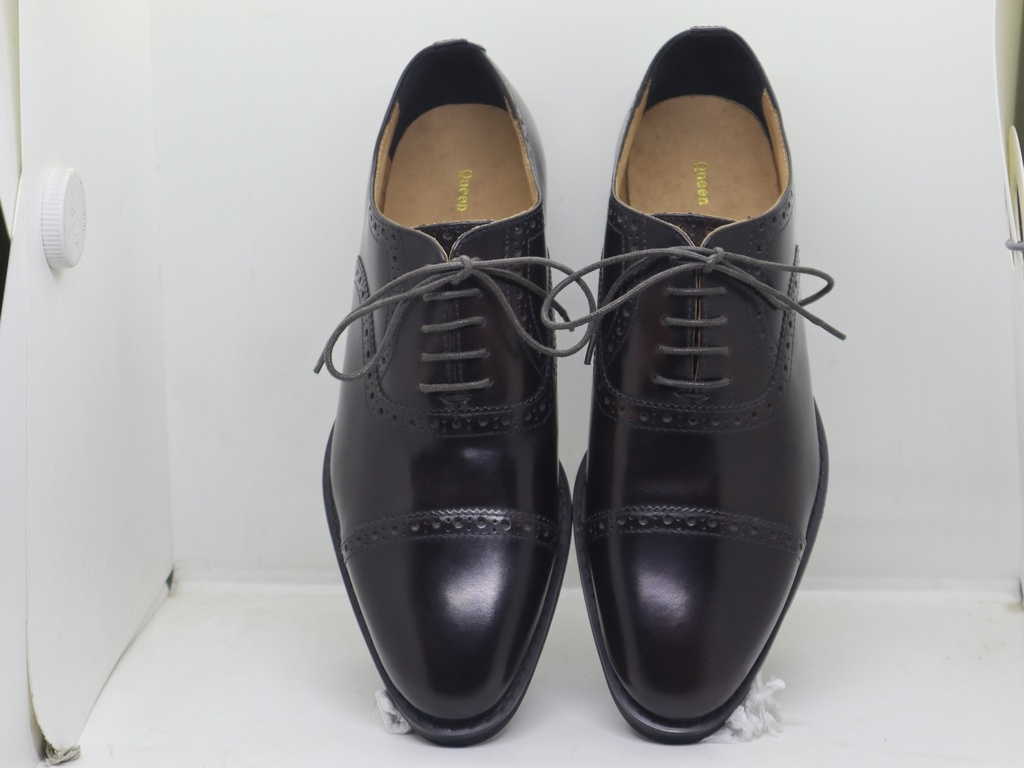 Shine Leather Oxford Brogue shoes