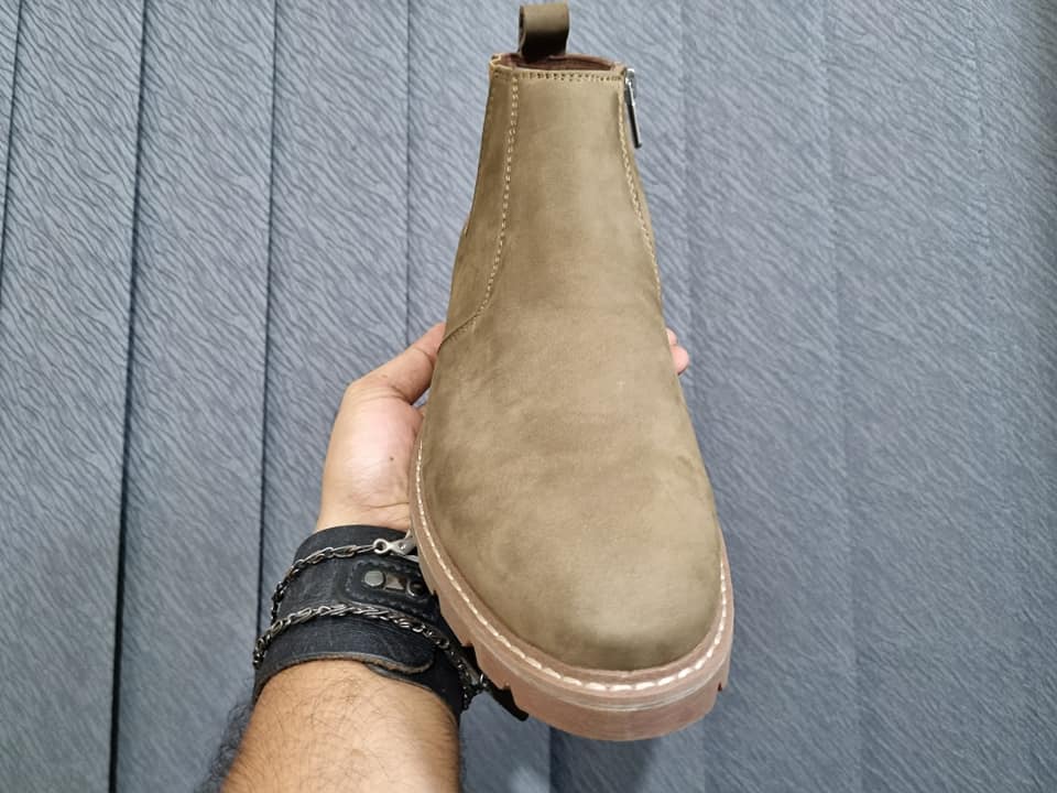 Branded Chelsea Zipper Boots For Men CT