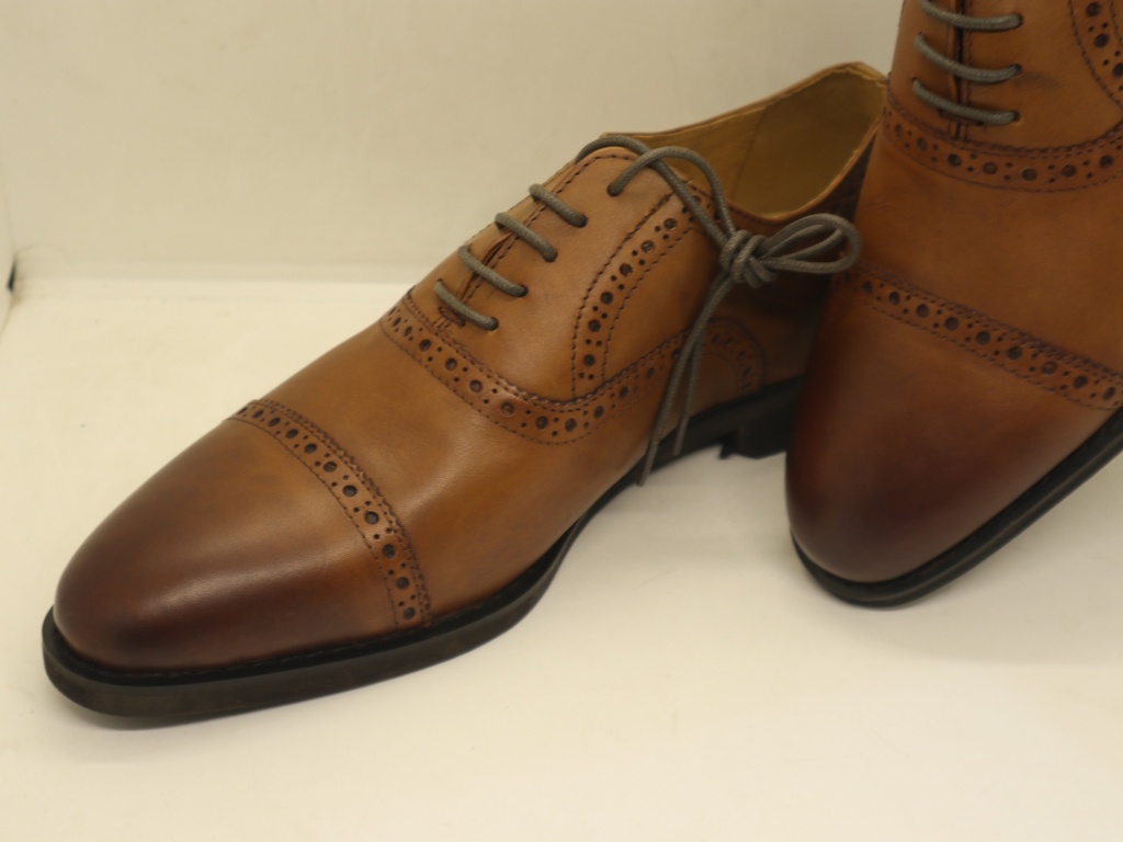 Formal pure leather oxford shoes for men