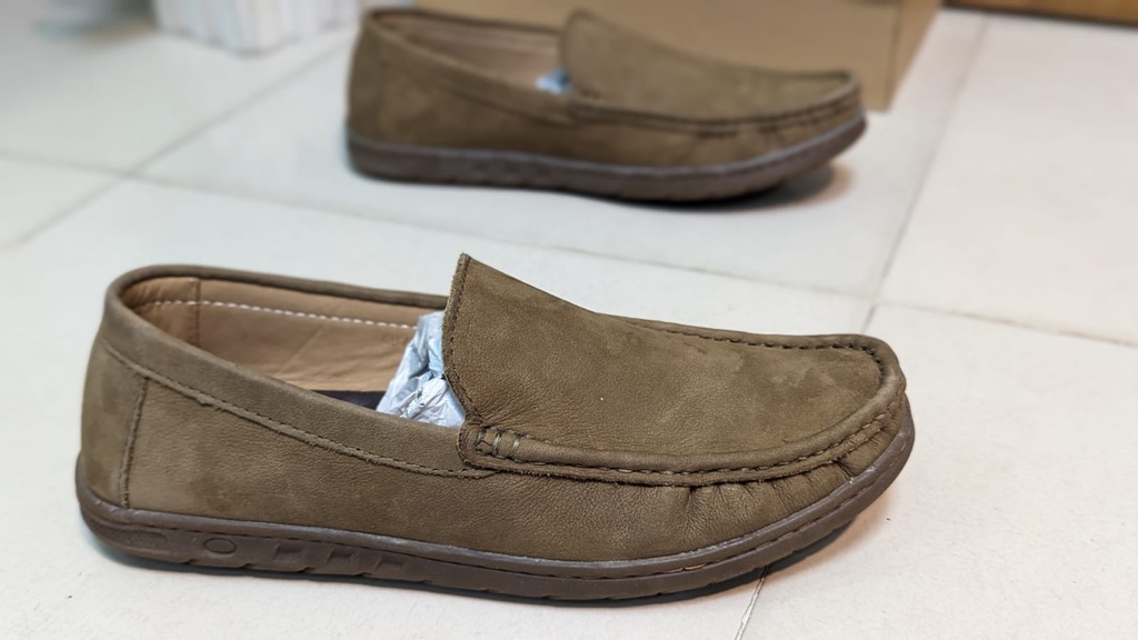 Comfortable Loafers Shoes For Men-Olive