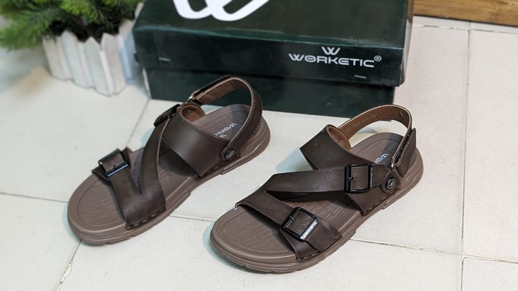 Sports Leather Sandal For Men's