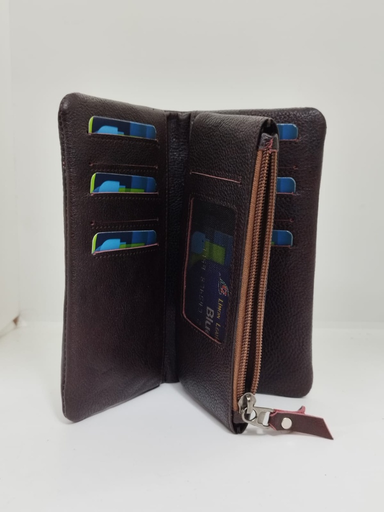 Pure Leather Long Wallet