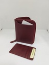 Pure Leather Zipper long Wallet