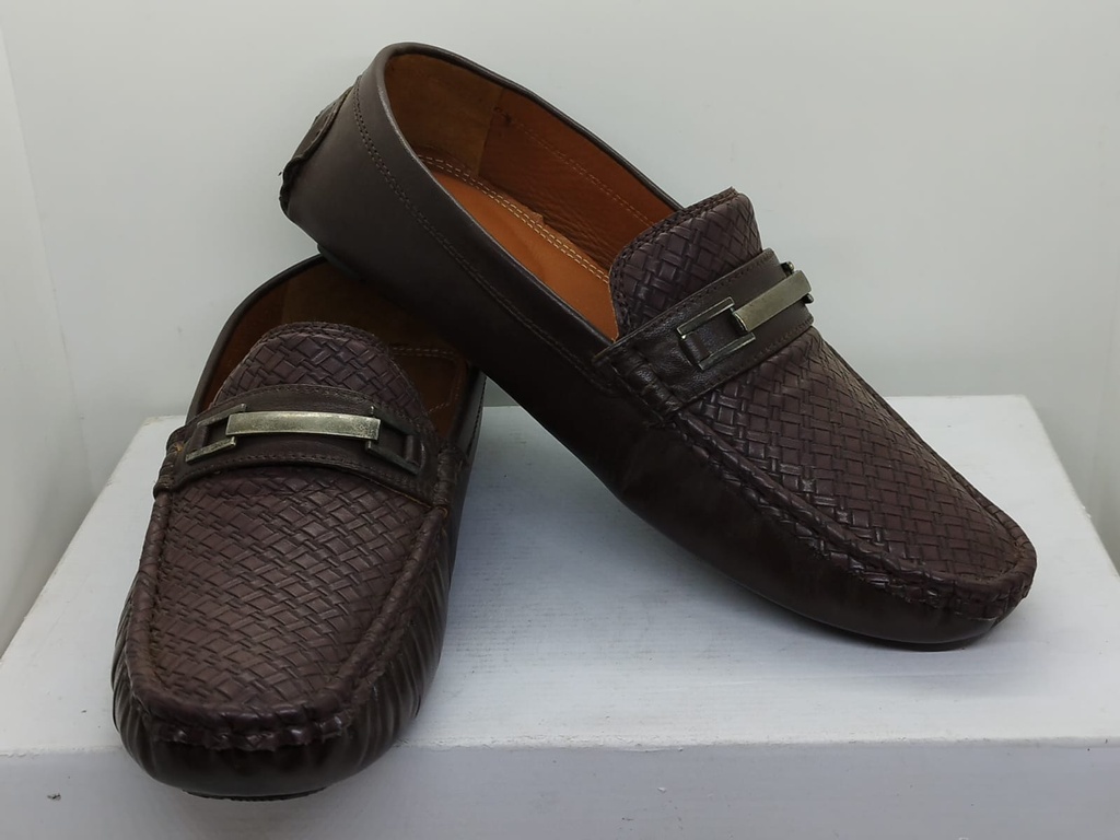 Pure Leather Shoes Buckle Style