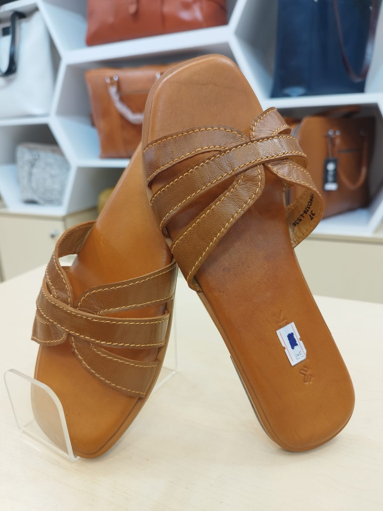 Pure Leather Stylish Sandal For Woman