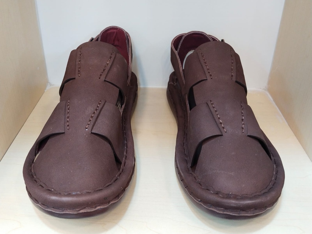 Pure Leather Casual Sandal For Men